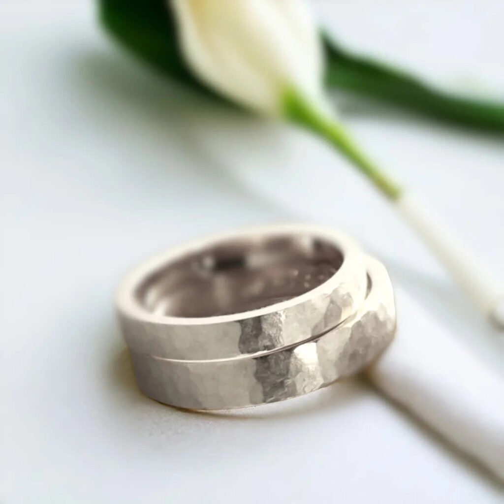 Solid Gold Wedding Band Handcrafted Minimalist Design